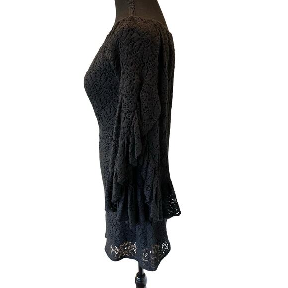 Jen’s Pirate Booty (NWT) Bardot Lace Off Shoulder Mini Dress- Med/Large - Picture 4 of 10